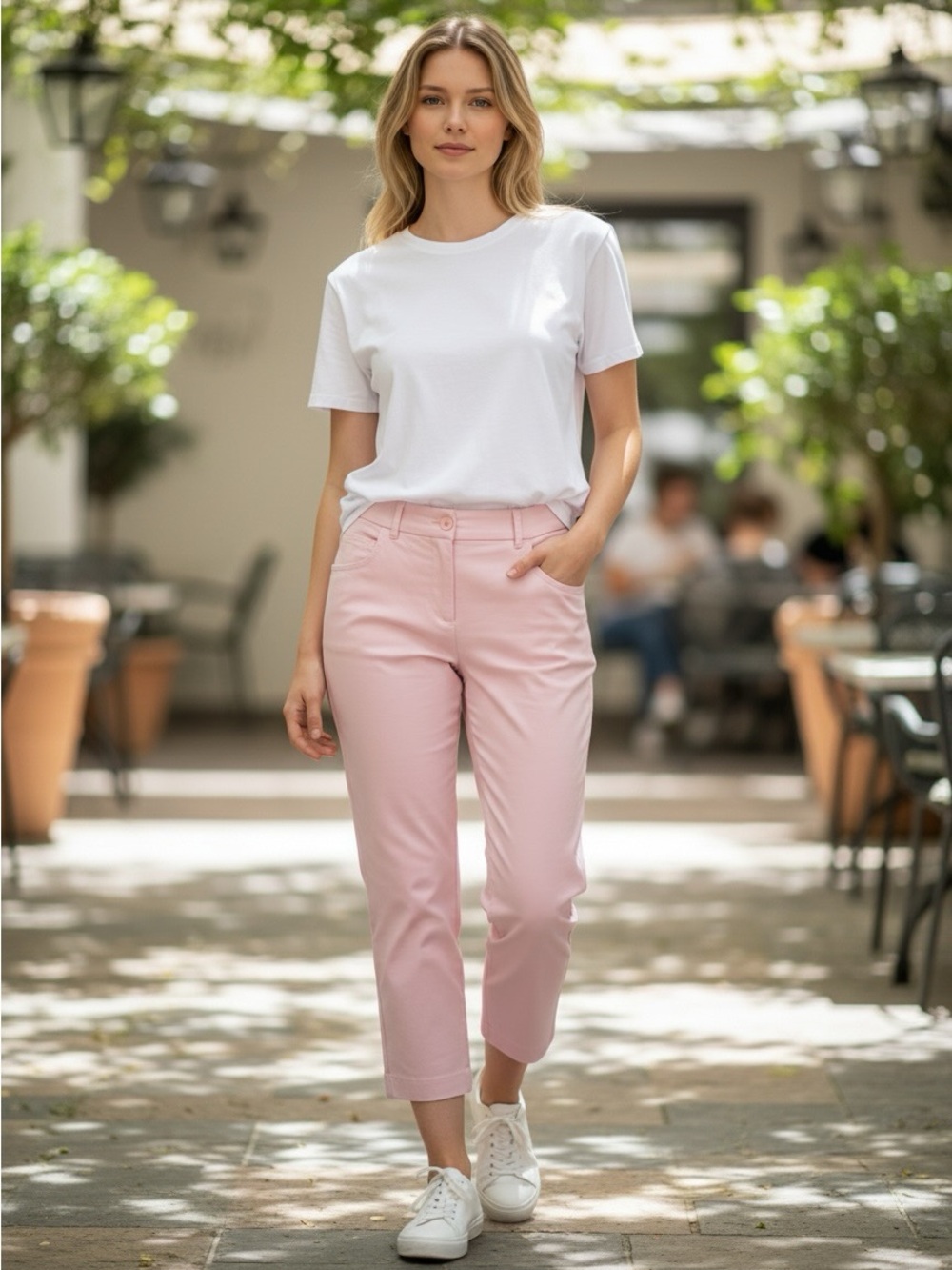 Lane Bryant Classic “The Lena” Pink Capris